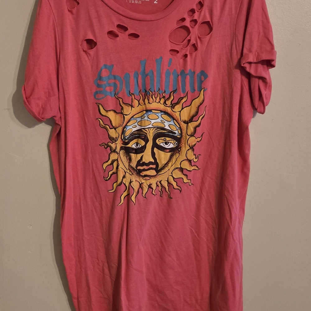 Torrid Pink Sublime Graphic Tee